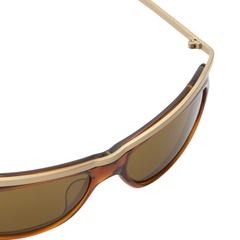 PRINCE - Brushed Light Gold/Brown Lens