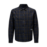 Off-Race Seersucker Shirt - Dark Navy