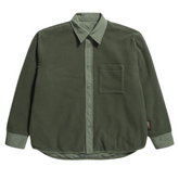 Ulrik Reversible Fleece Overshirt - Ivy Green