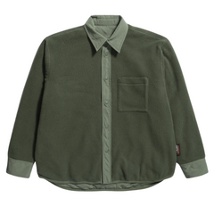 Ulrik Reversible Fleece Overshirt - Ivy Green