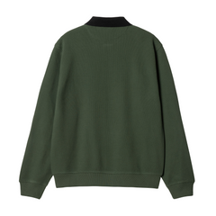 L/S Vance Rugby Shirt - Sycamore Tree/Black