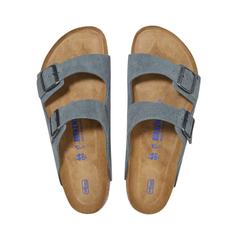 Arizona Soft Footbed Suede Leather - Basalt Gray