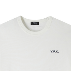 Boxy Petit VPC T-Shirt - White/Dark Navy