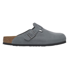 Boston Soft Footbed Suede Leather - Basalt Gray