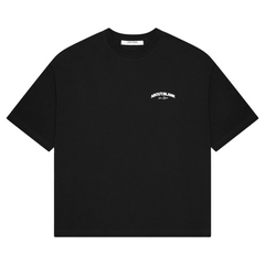 Arched Logo T-Shirt - Black/Ecru