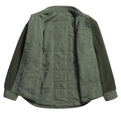 Ulrik Reversible Fleece Overshirt - Ivy Green