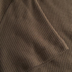 Gustav Crochet Jersey Shirt - Chestnut