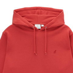 One Point Hooded Sweatshirt - Crimson Red