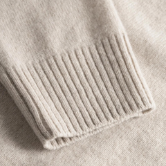 Norse Standard Merino Lambswool Polo - Oatmeal