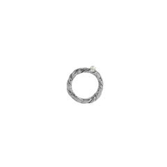 Element One Ring - Silver/Akoya Pearl