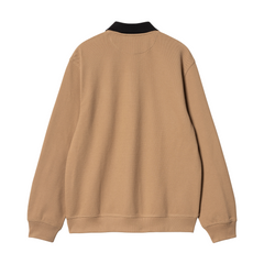 L/S Vance Rugby Shirt - Peanut/Black