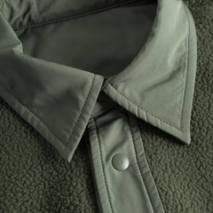 Ulrik Reversible Fleece Overshirt - Ivy Green