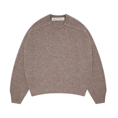Exposed Mock Neck - Biscuit