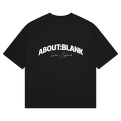 Arched Logo T-Shirt - Black/Ecru