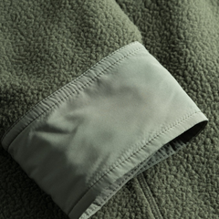 Ulrik Reversible Fleece Overshirt - Ivy Green