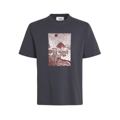 Off-Race Graphic T-shirt - Steel