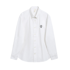 Button Down Oxford - White