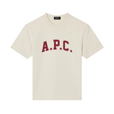 Marcus T-Shirt - Ecru Chine/Rouge