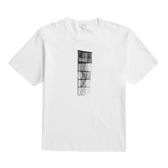 Holger Organic Interlock Tower Print T-Shirt - White