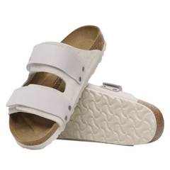 Uji Nubuck Leather/Suede - Antique White