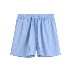 Poplin Pyjamas Shorts - Pin Stripes
