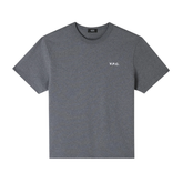 Boxy Petit VPC T-Shirt - Anthracite Chine/White