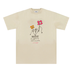 Tally Poppy T-Shirt - Beige