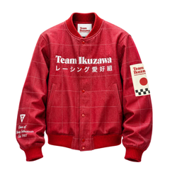 Team Ikuzawa Aikou-Gumi Denim Jacket - Red