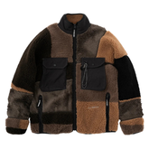 Mix Boa Jacket - Brown