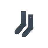 Embroidered Socks - Teal