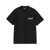 S/S Wiptopia Script T-Shirt - Black/Wax