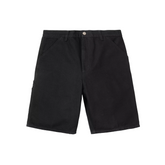 Single Knee Short - Black Rinsed