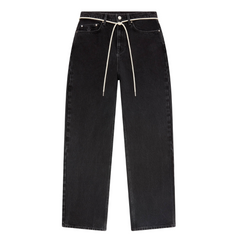 Relaxed Denim Jean - Black