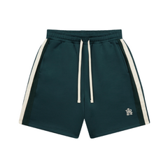 Monogram Track Short - Epsom Green/Ecru