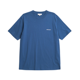 Johannes Organic NORSE Logo Print T-Shirt - Estate Blue