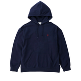 One Point Hooded Sweatshirt - Dark Navy