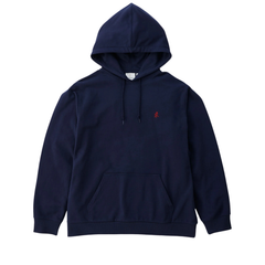 One Point Hooded Sweatshirt - Dark Navy