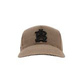 Monogram Puppy Tooth Cap - Brown/Sand