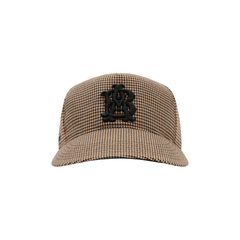 Monogram Puppy Tooth Cap - Brown/Sand