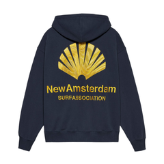 Logo Hoodie - Navy Blazer/Sun Yellow