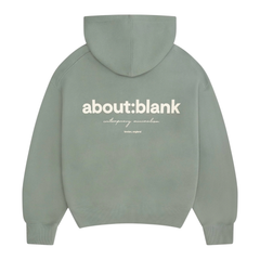 Box Hoodie - Sage/Ecru