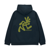 Running Man Hooded Sweatshirt - Vintage Black