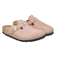 Boston Suede Leather - Light Rose