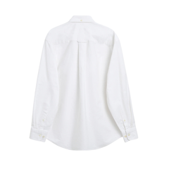 Button Down Oxford - White