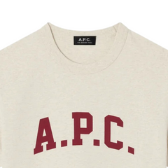 Marcus T-Shirt - Ecru Chine/Rouge