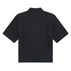 Seersucker Shirt - Black/Black