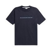 Simon Loose Organic Brush Bevel Logo - Dark Navy