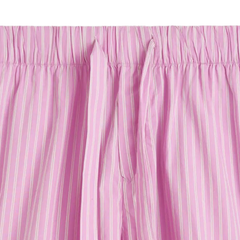 Poplin Pyjamas Shorts - Purple Pink Stripes