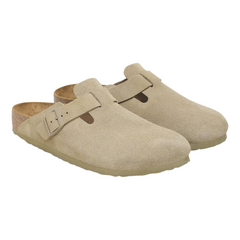 Boston Suede Leather - Faded Khaki