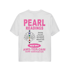 Pearl Readings Tee - Washed White